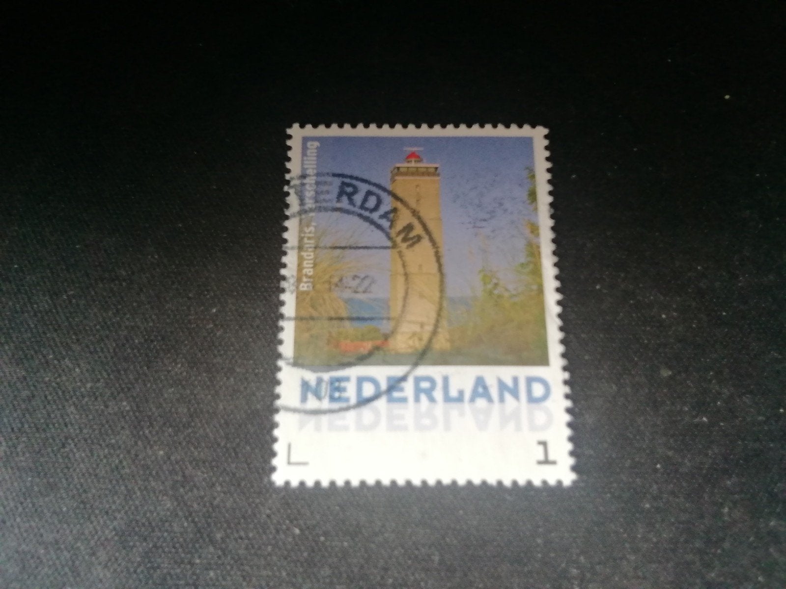 NEDERLAND VUURTOREN BRANDARIS, TERSCHELLING GESTEMPELD, Ophalen of Verzenden