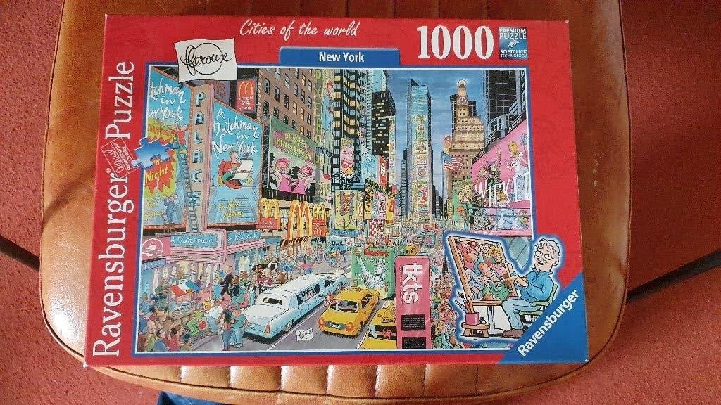 Ravensburger Puzzel New York - Cities of the World, Hobby en Vrije tijd, Ophalen of Verzenden, 500 t/m 1500 stukjes, Gebruikt