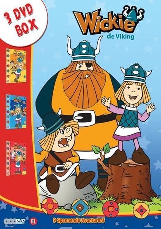 3DVD - Wickie de Viking, Cd's en Dvd's, Dvd's | Kinderen en Jeugd, Alle leeftijden, Ophalen of Verzenden, Gebruikt, Box/collectie