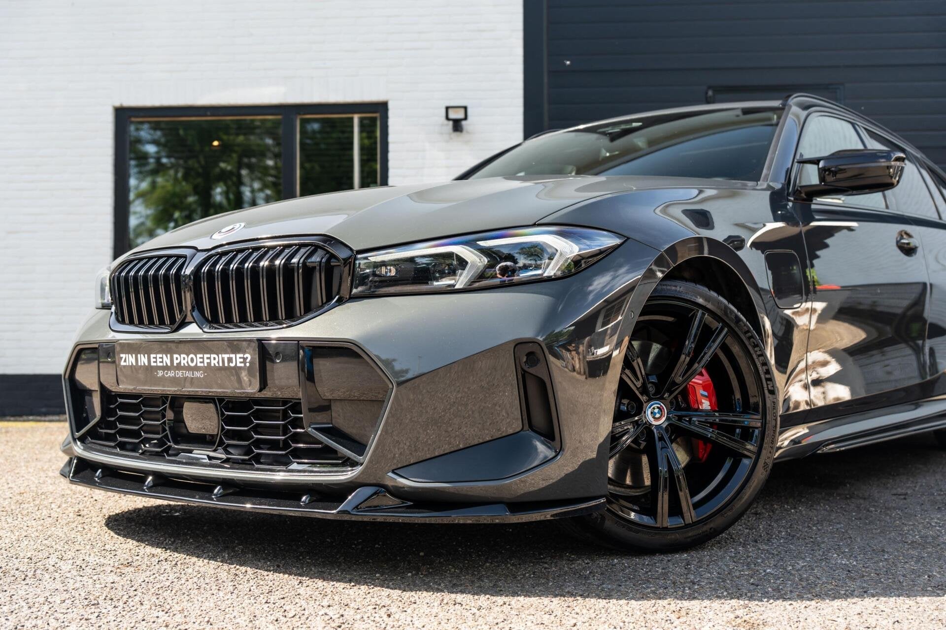 BMW 3-serie Touring 330e M stoel Pano H&K HUD DravitGrau, Auto's, Automaat, 1998 cc, Gebruikt, Zwart