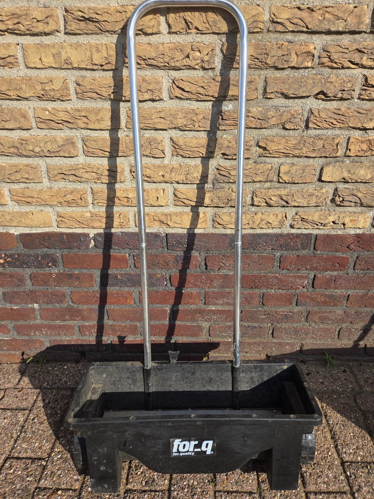 For-q strooiwagen - Handige strooier voor tuin en paden, Tuin en Terras, Ophalen, Gebruikt