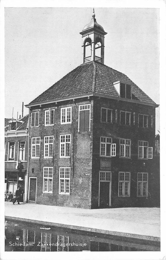 388-509-035 Schiedam Zakkendragershuisje, Verzenden, Voor 1920, Zuid-Holland