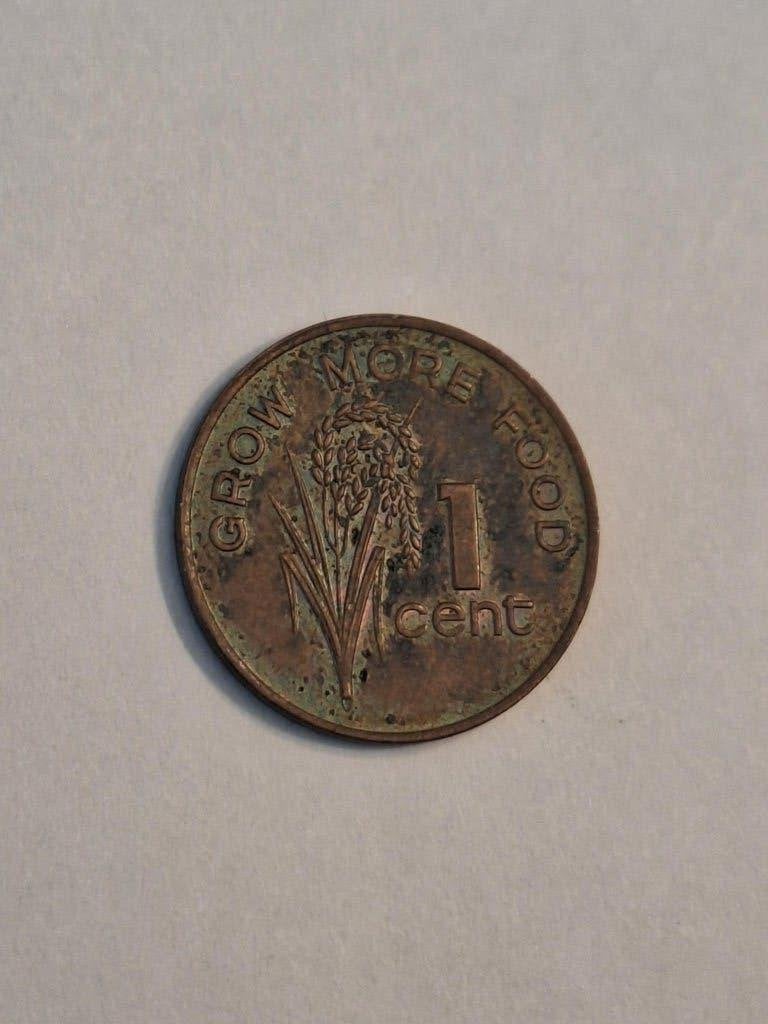 munt Fiji 1 cent 1977, Ophalen of Verzenden, Losse munt