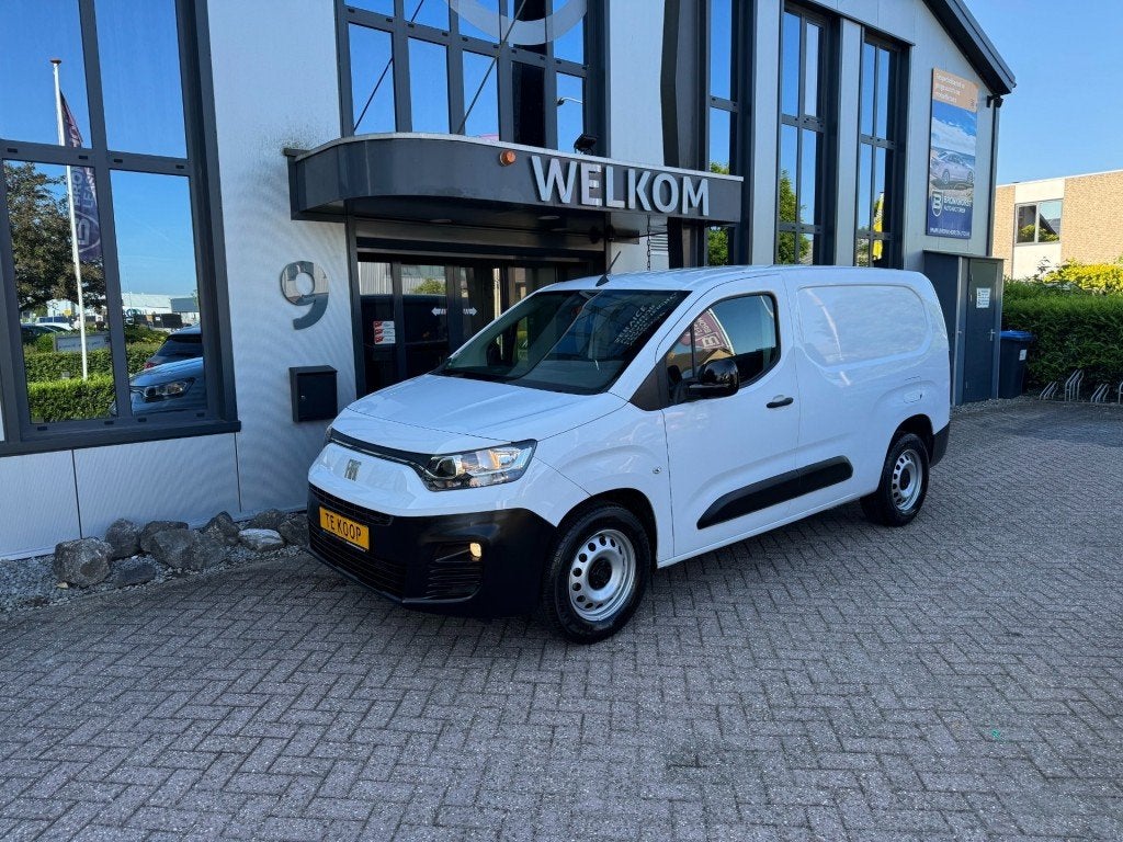 Fiat DOBLO L2 Lang 1.5 BlueHdi 102PK 3-pers, Navi, Cruisecnt, Parkeersensor, Wit, Bedrijf, 1500 cc