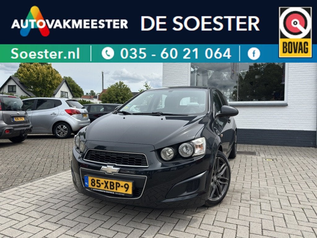 Chevrolet Aveo 1.3D LT|APK MEI 2027|EERSTE EIGENAAR|DEALER O, Euro 5, Gebruikt, Zwart, Origineel Nederlands