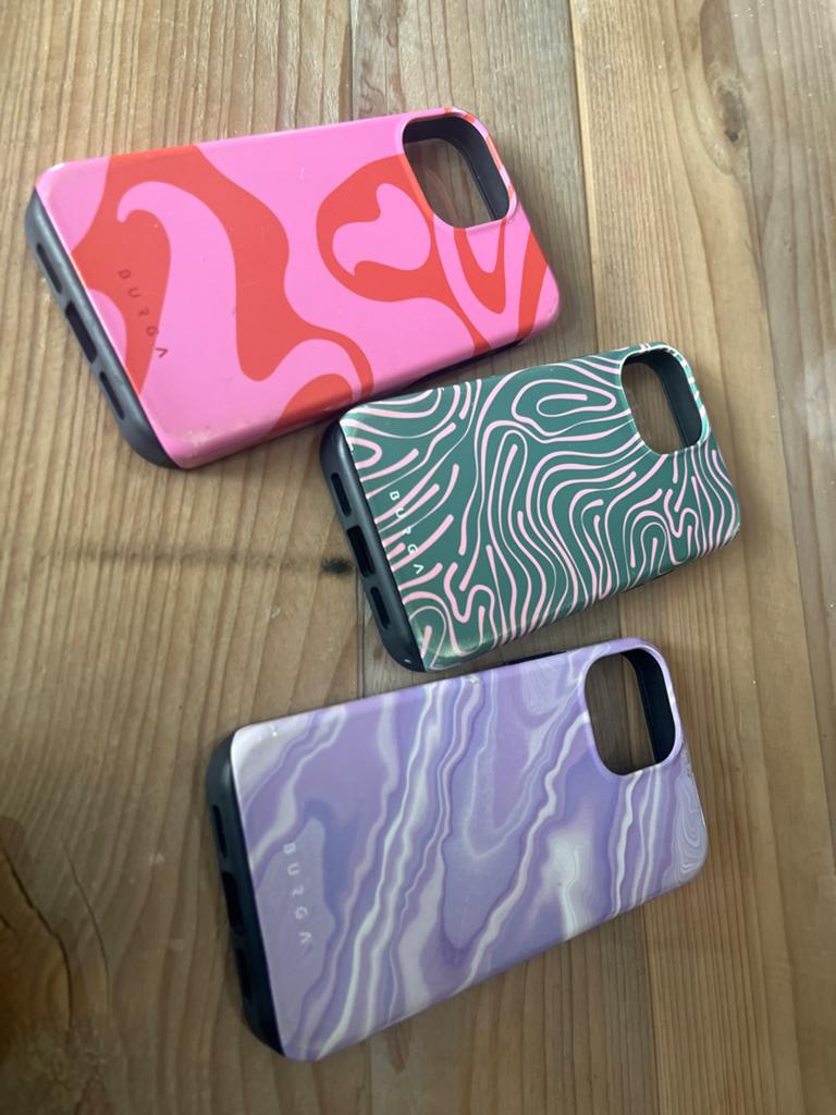 Burga telefoon hoesjes iPhone 13 mini - Diverse designs, Kunststof, Hoesje of Tasje, Ophalen of Verzenden, Meerkleurig