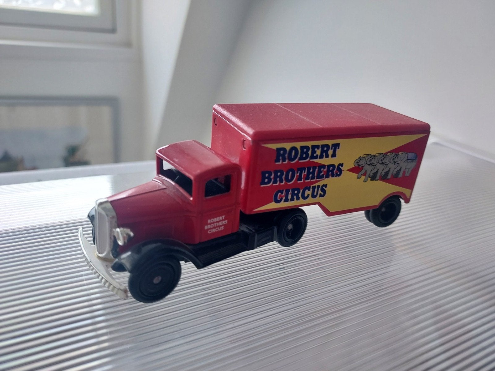 Vintage Robert Brothers Circus Vrachtwagen Speelgoed, Ophalen of Verzenden, Gebruikt