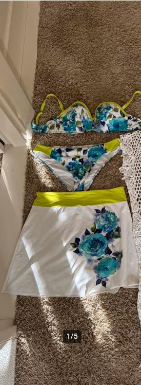 Simone perele bikini + bijpassend rokje maat 80C/40, Kleding | Dames, Badmode en Zwemkleding, Ophalen, Blauw, Bikini, Simone Perele
