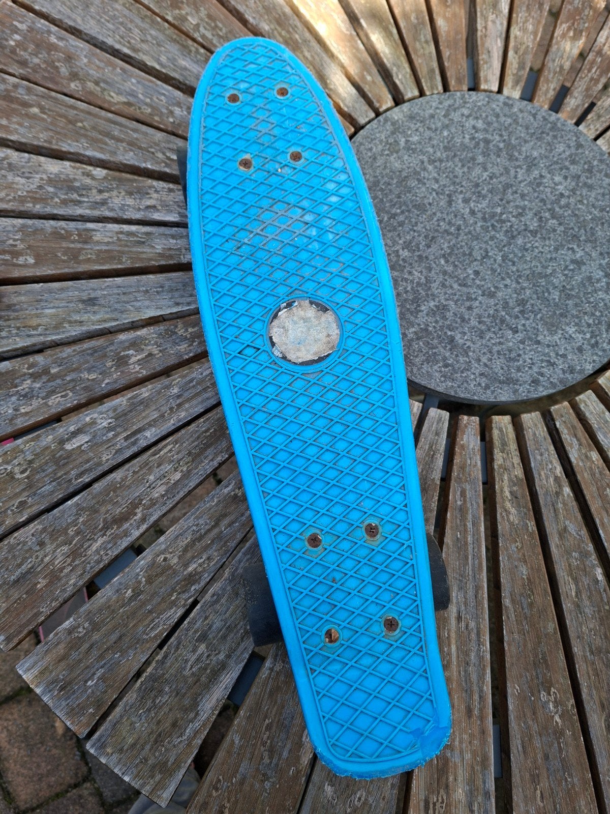 Blauw Skateboard - Gebruikt, Ophalen, Gebruikt