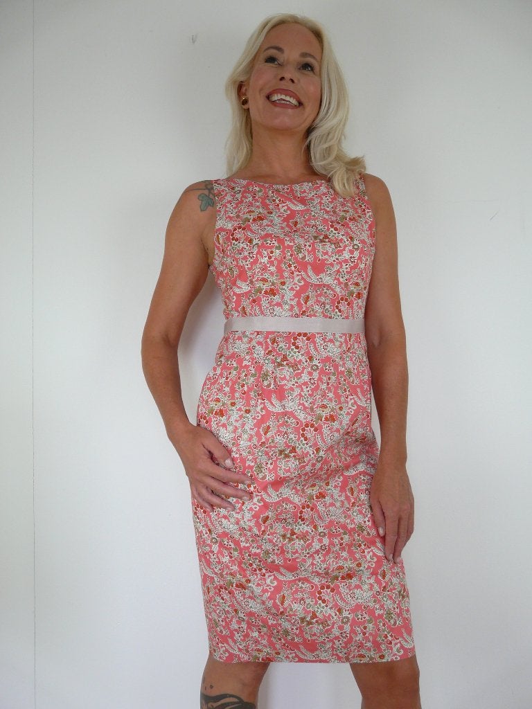 *Abfab Katoenen Jurk met Print 38*, Maat 38/40 (M), Von Daniels, Ophalen of Verzenden, Zo goed als nieuw