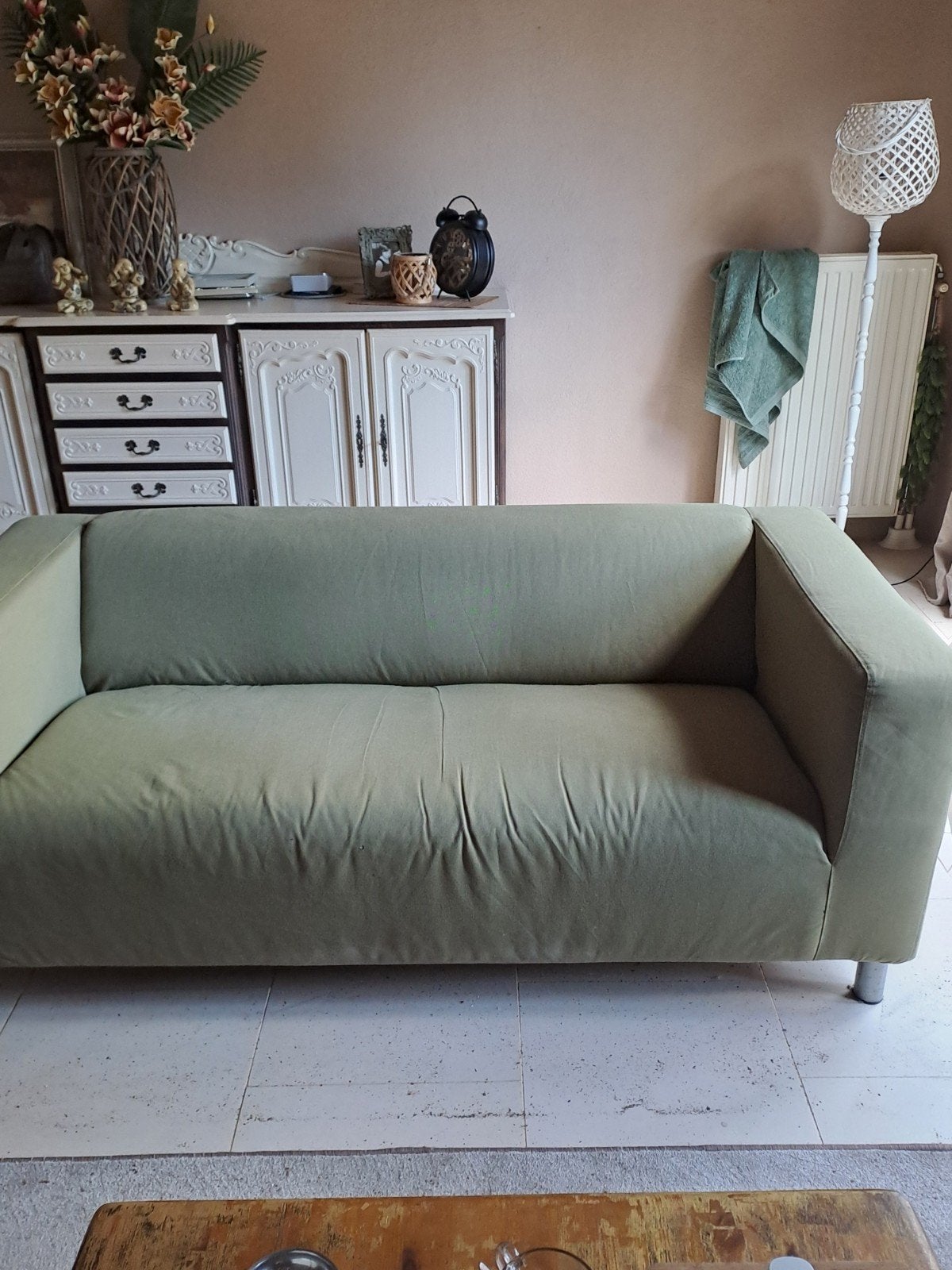 klippan bank ikea met extra hoes, Huis en Inrichting, Ophalen, Gebruikt, 150 tot 200 cm, Tweepersoons