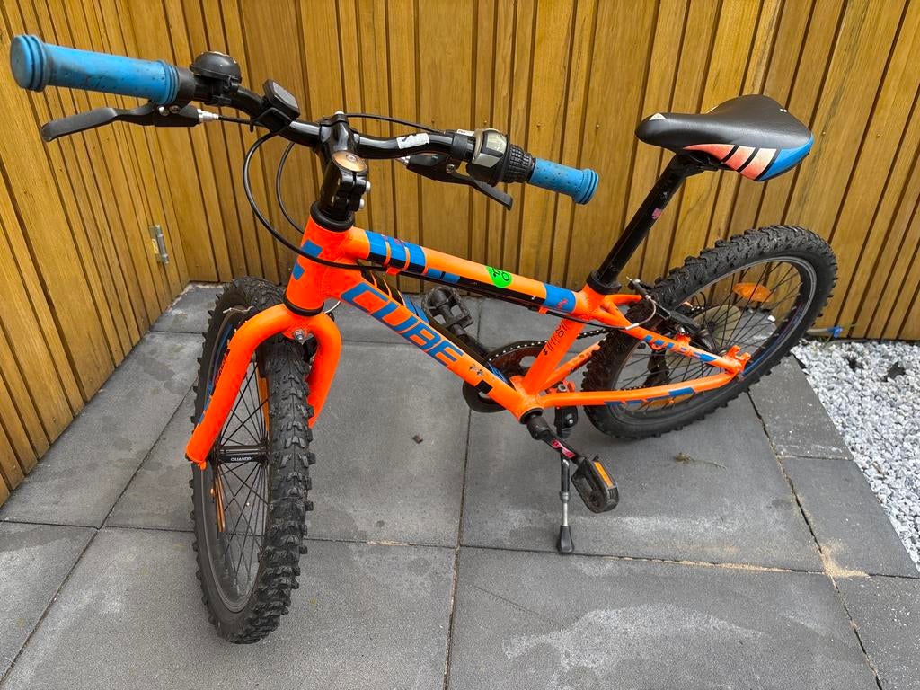 Cube kinderfiets 20 inch – stoere MTB, Ophalen, Velgrem, Aluminium, 16 tot 20 inch