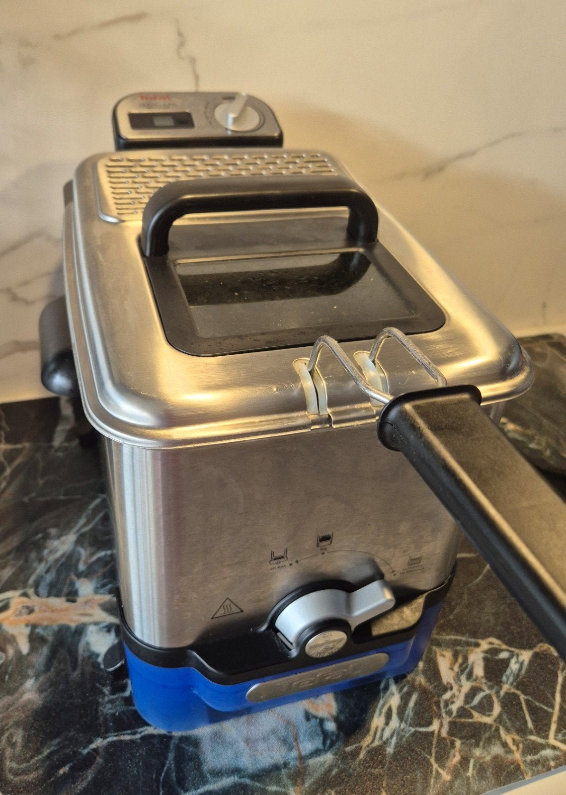 Tefal oleoclean friteuse frituurpan, Witgoed en Apparatuur, Frituurpannen, Ophalen, Gebruikt