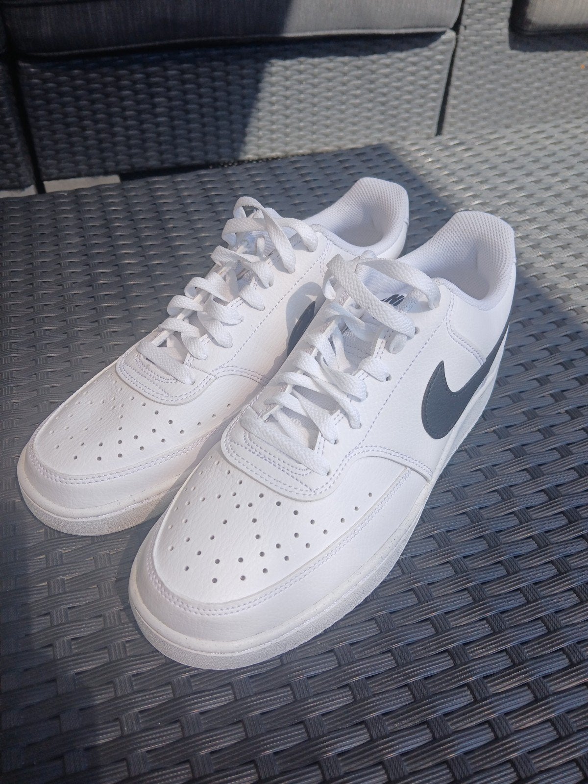 Nike Court Vision Low Next Nature sneakers maat 42,5, Wit, Nike, Ophalen of Verzenden, Zo goed als nieuw
