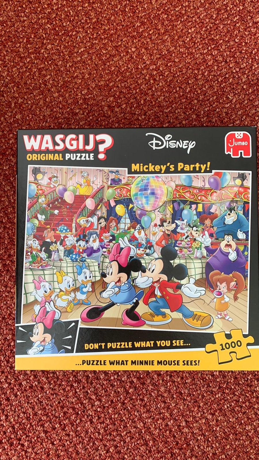 Puzzel wasgij disney Was Gij? Puzzel van Jumbo, Ophalen of Verzenden, 500 t/m 1500 stukjes, Zo goed als nieuw