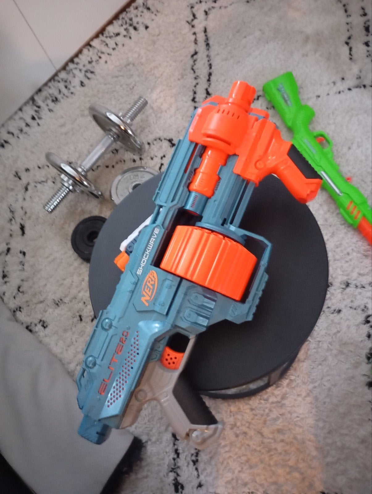 Nerf Elite 2.0 Shockwave RD-15 Blaster, Ophalen of Verzenden, Gebruikt, Jongen of Meisje