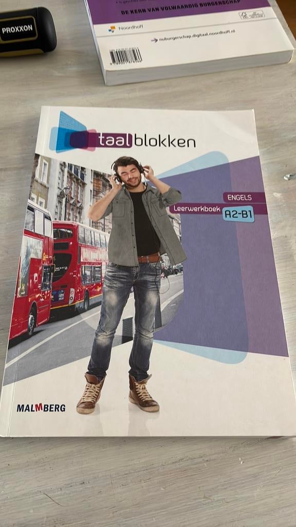Taalblokken Engels leerwerkboek A2-B1, Ophalen of Verzenden, Zo goed als nieuw, Overige niveaus, Engels