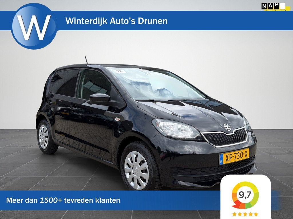 Skoda Citigo 1.0 Clima|Cruise Control|Bluetooth|NAP, Auto's, Voorwielaandrijving, Gebruikt, Euro 6, 60 pk
