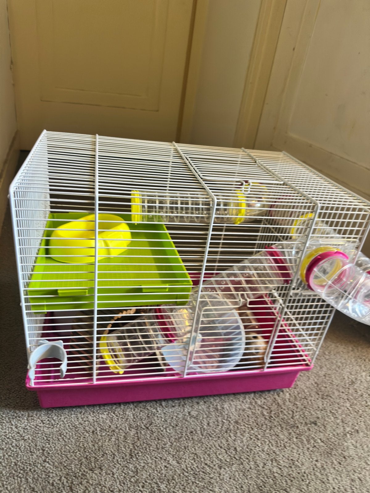 Hamster hok, Ophalen