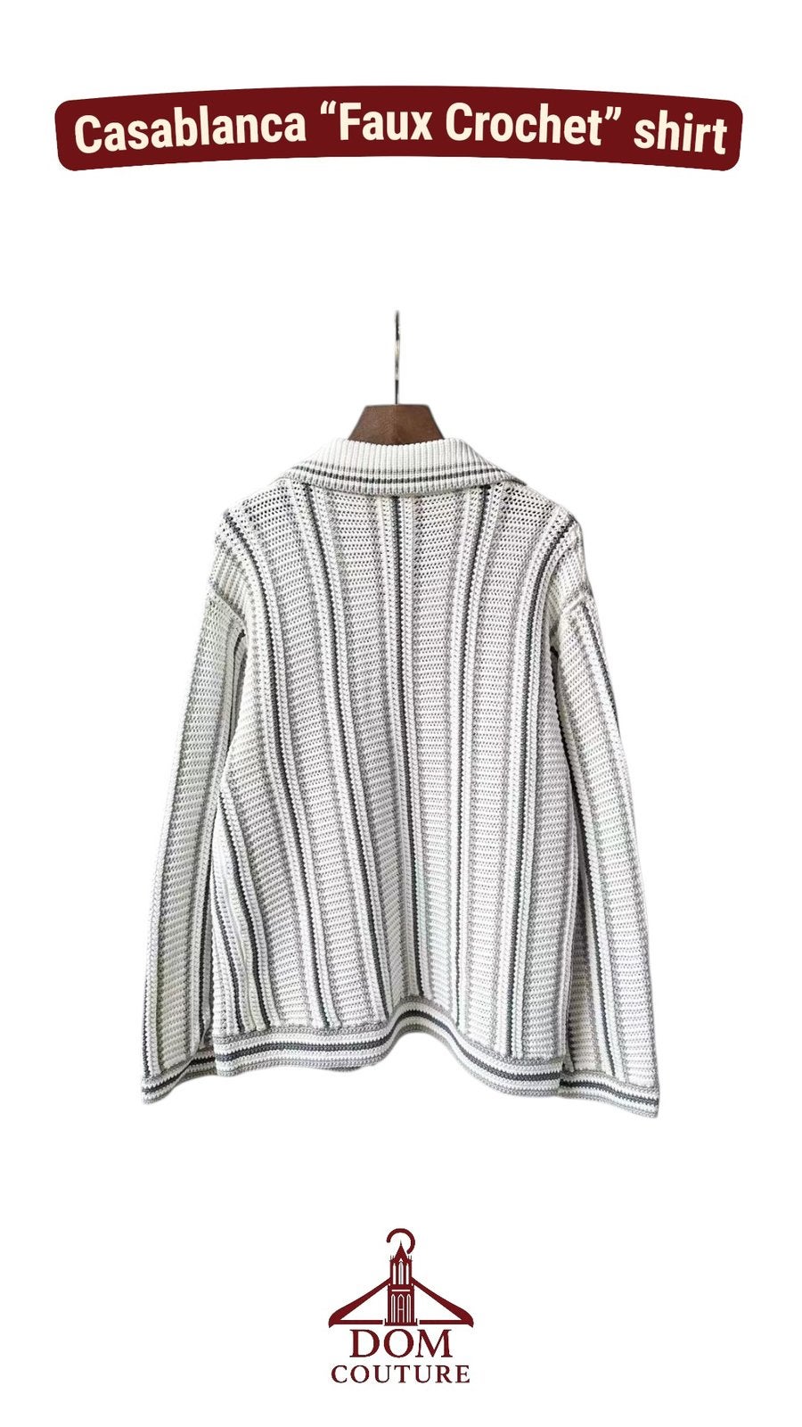Casablanca Faux Crochet vest wit — Maat M L, Ophalen of Verzenden, Nieuw, Overige maten, Wit