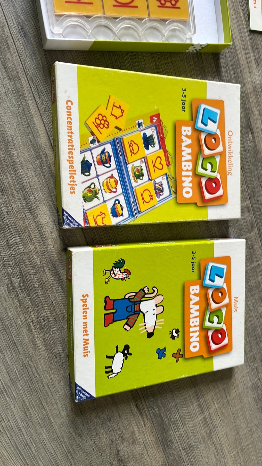 Complete Loco Bambino Set (3-5 jr) 2 Basisdozen & 3 Boekjes, Kinderen en Baby's, Ophalen of Verzenden, Zo goed als nieuw