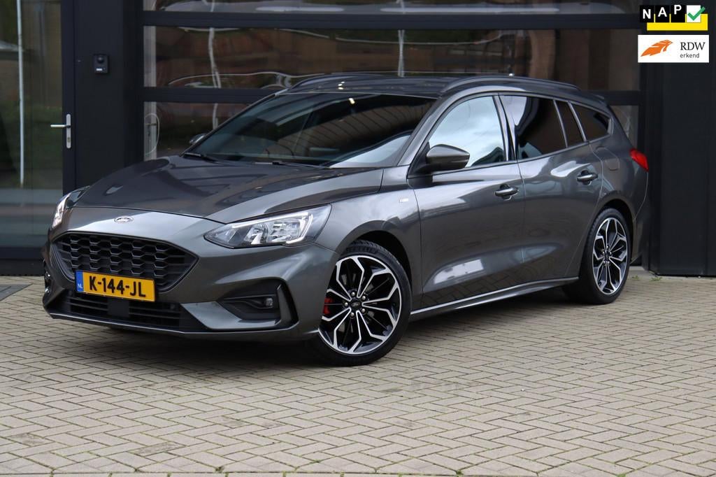 Ford Focus Wagon 1.0 EcoBoost Titanium X Business | NAP | Ap, Auto's, Ford, 125 pk, Gebruikt, Blauw, Origineel Nederlands