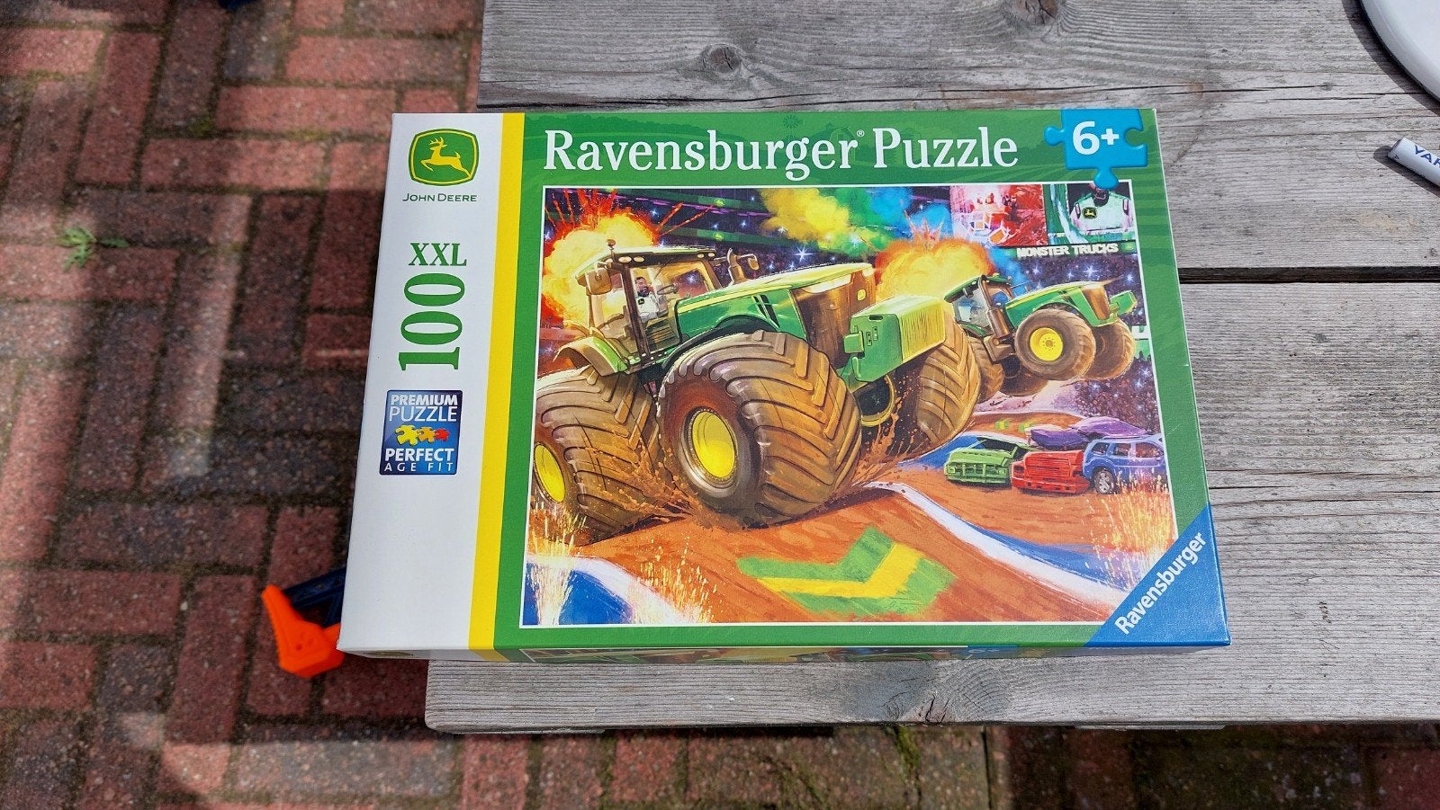 John deere puzzel, Ophalen of Verzenden, Minder dan 500 stukjes, Zo goed als nieuw, Rubik's of 3D-puzzel
