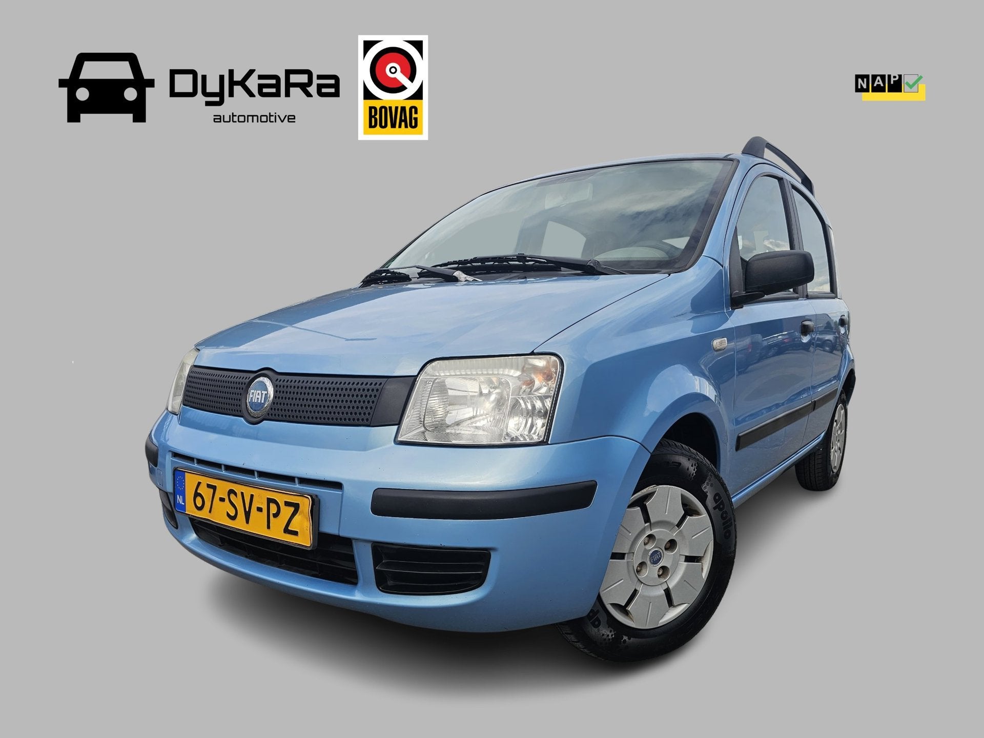 Fiat Panda 1.1 Active nw APK NAP, Auto's, Voorwielaandrijving, Stof, Origineel Nederlands, Bedrijf