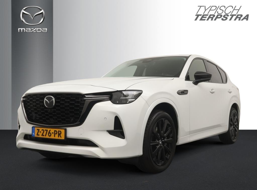 Mazda CX-60 e-Skyactiv PHEV 327 AWD Homura / CS & DA pack /, Auto's, Gebruikt, 2500 kg, Wit, CX-60
