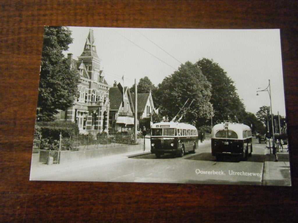 T31 - Oosterbeek - Trolleybus - Mooi/Oud, Ophalen of Verzenden, 1940 tot 1960, Gelderland