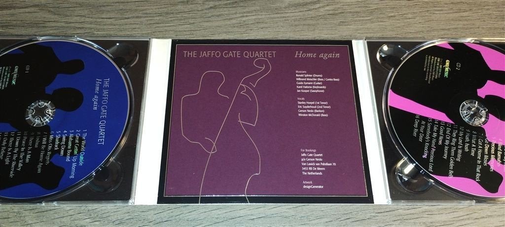 Jaffo Gate Quartet ‎- Home Again [2 CD], Ophalen of Verzenden, Zo goed als nieuw, Jazz