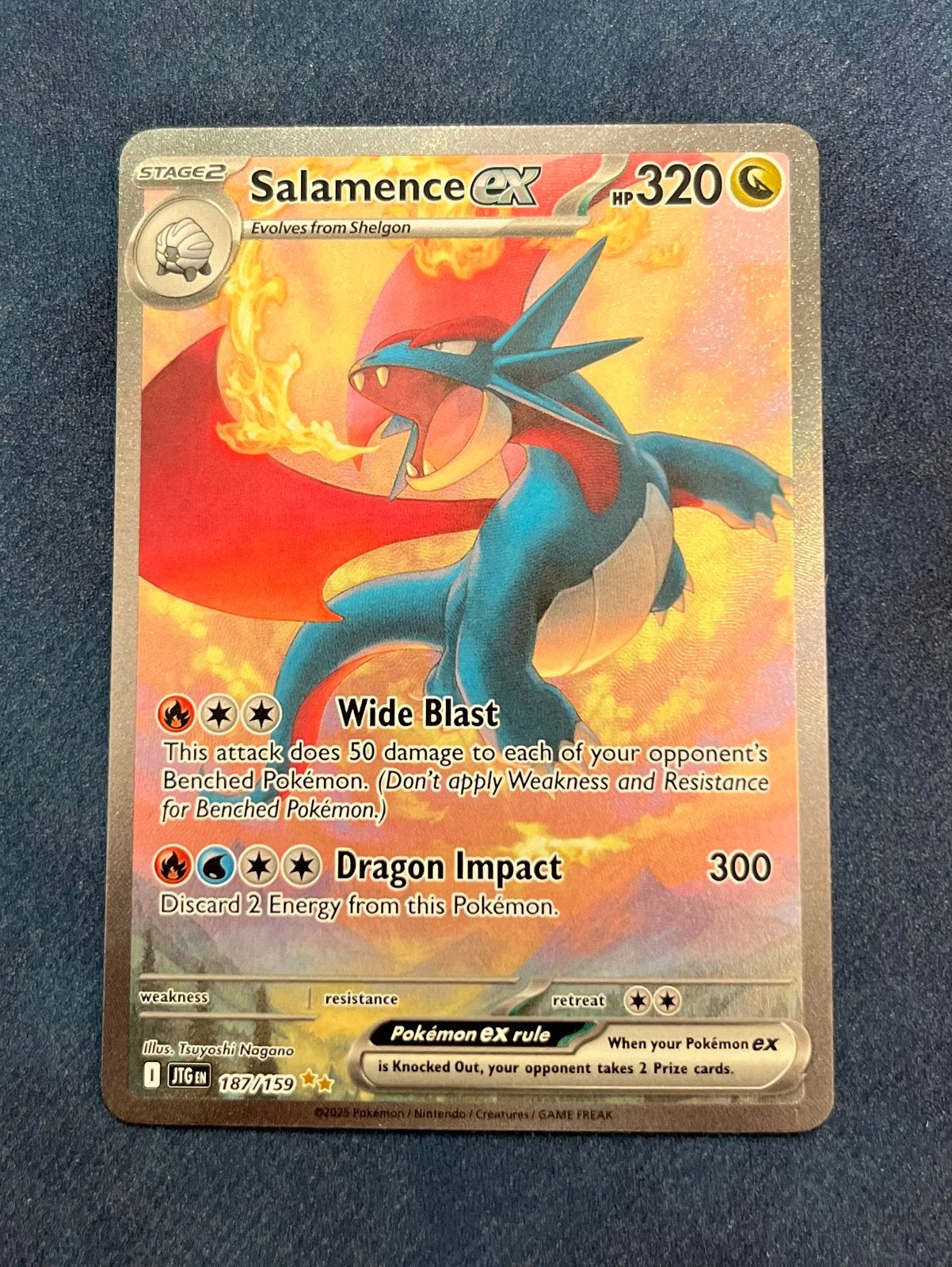 Salamence ex (JTG 187), Ophalen of Verzenden, Zo goed als nieuw