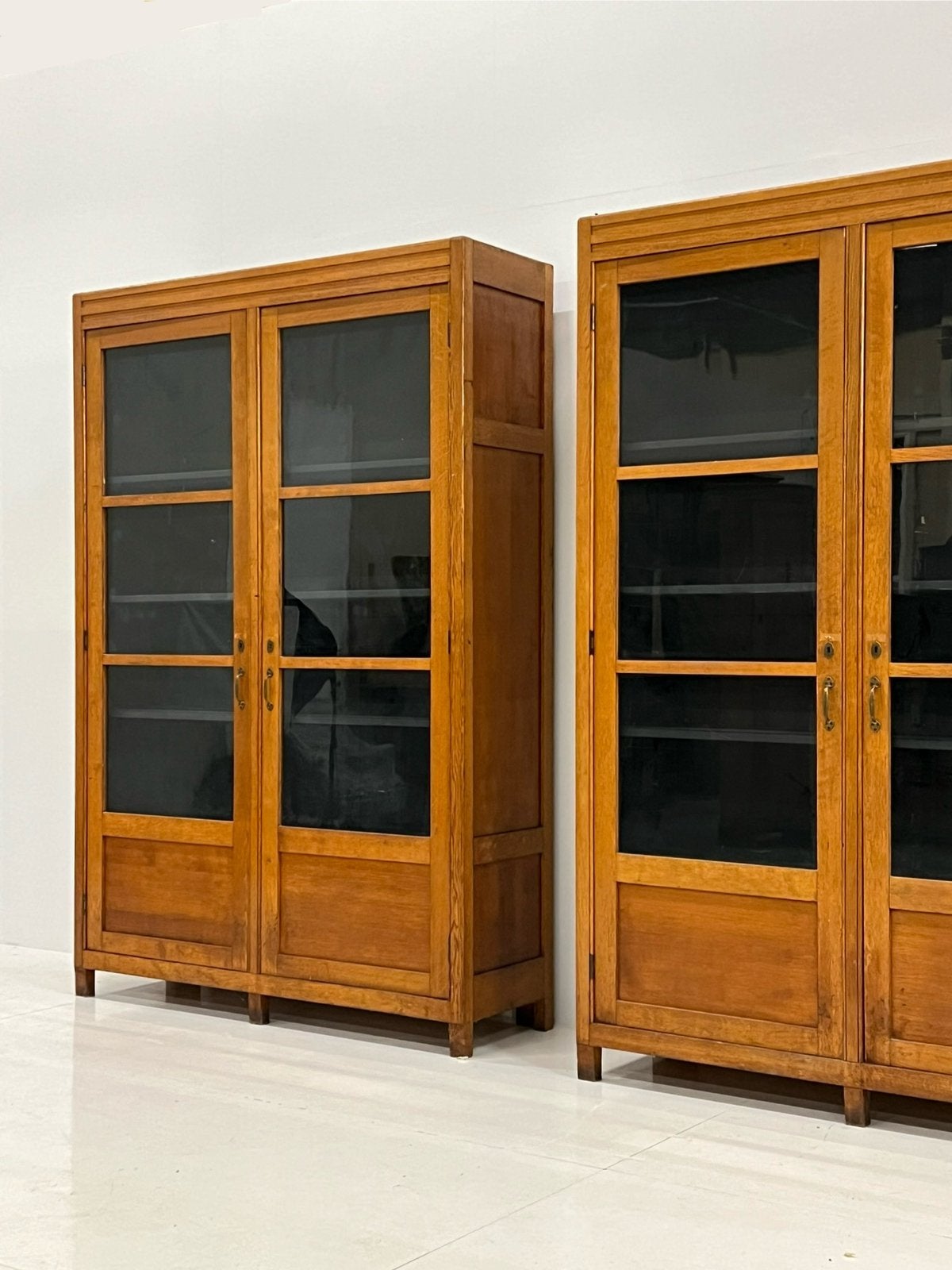 Set van 2 Art Deco boekenkasten, Antiek en Kunst, Antiek | Kantoor en Zakelijk, Ophalen