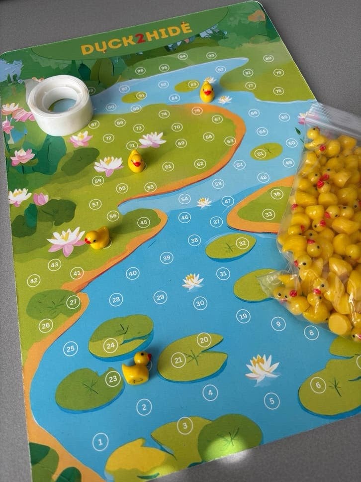 Verstop 100 mini eendjes, Vijf spelers of meer, Ophalen of Verzenden, Nieuw
