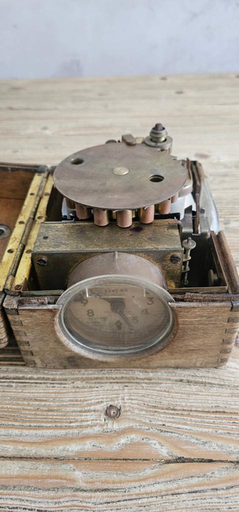 Vintage Benzing Duivenklok met Originele Ringen, Ophalen of Verzenden