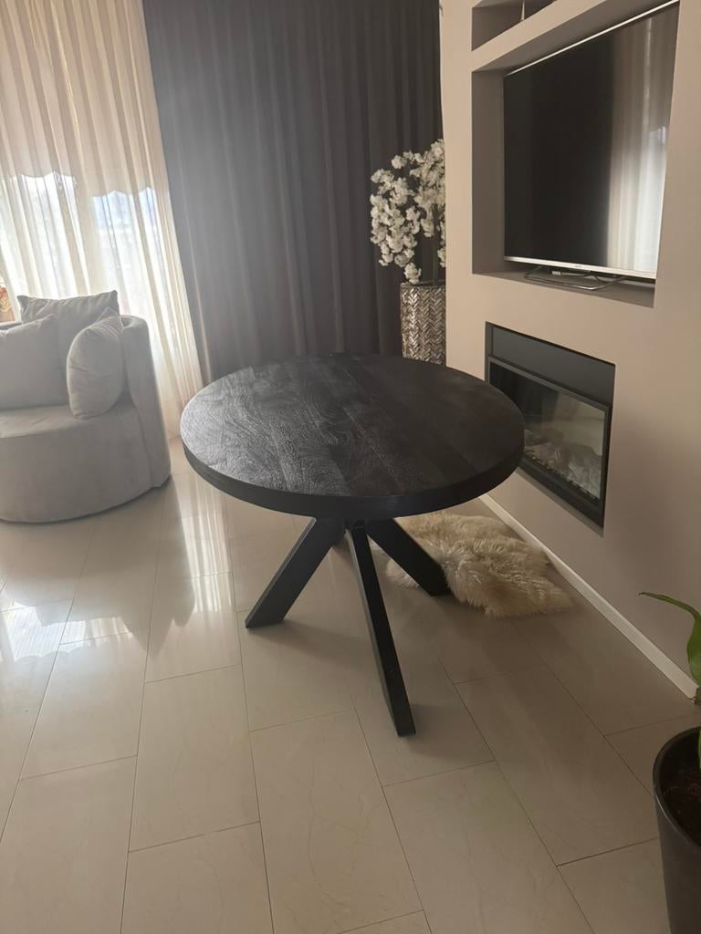 Ovale tafel, Huis en Inrichting, Tafels | Eettafels, 200 cm of meer, Zo goed als nieuw, Ovaal, 50 tot 100 cm