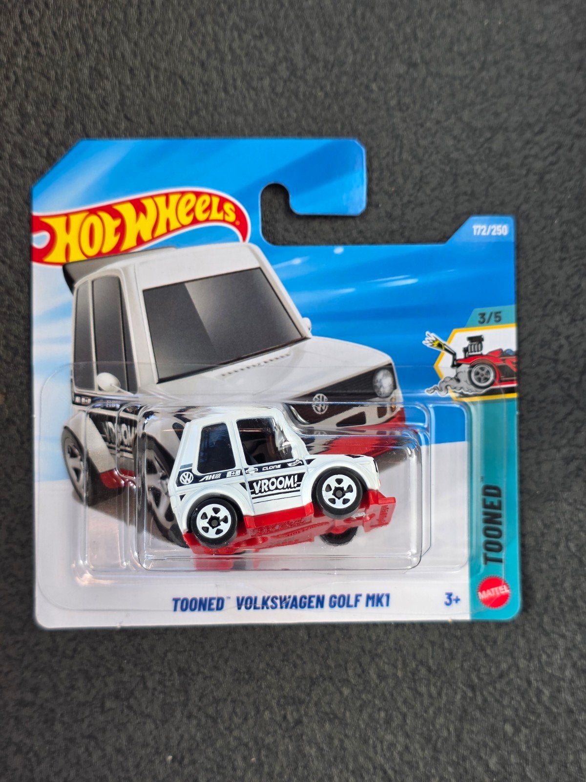 Hot Wheels Tooned Volkswagen Golf MK1 172/250, Ophalen of Verzenden, Nieuw