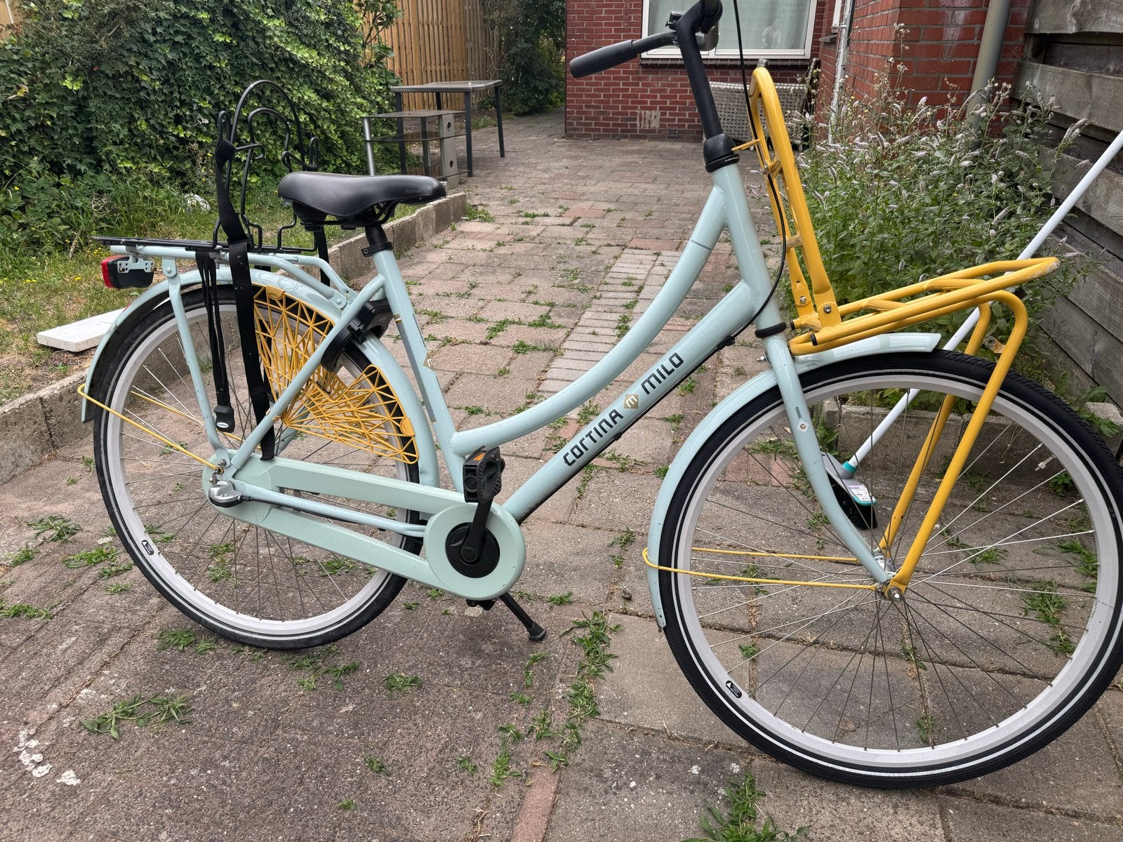 Cortina Milo transportfiets - Zo goed als nieuw, Overige merken, (Extra) lage instap, Velgrem, Ophalen of Verzenden
