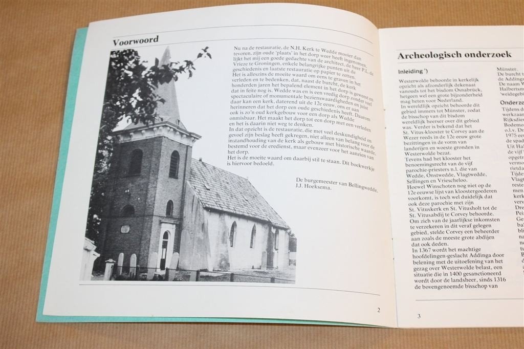 De Hervormde Kerk te Wedde [Geschiedenis & Restauratie], Ophalen of Verzenden, Gelezen