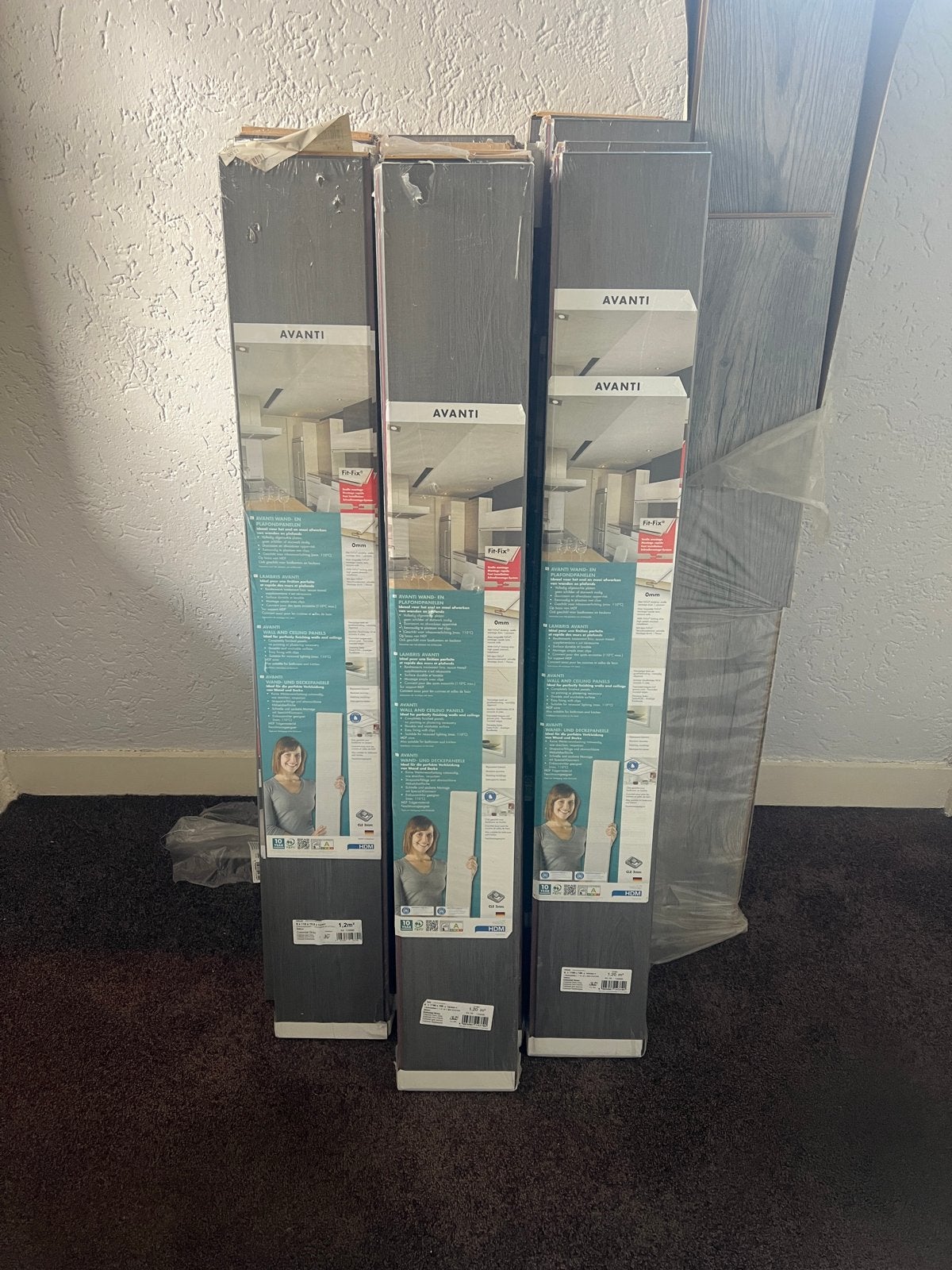 Avanti Wand- en Plafondpanelen - Koloniaal Grijs (1,2m² per, Ophalen, 50 tot 150 cm, Overige typen, Nieuw
