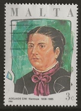 Malta 38, Cini, Verzenden, Malta, Gestempeld