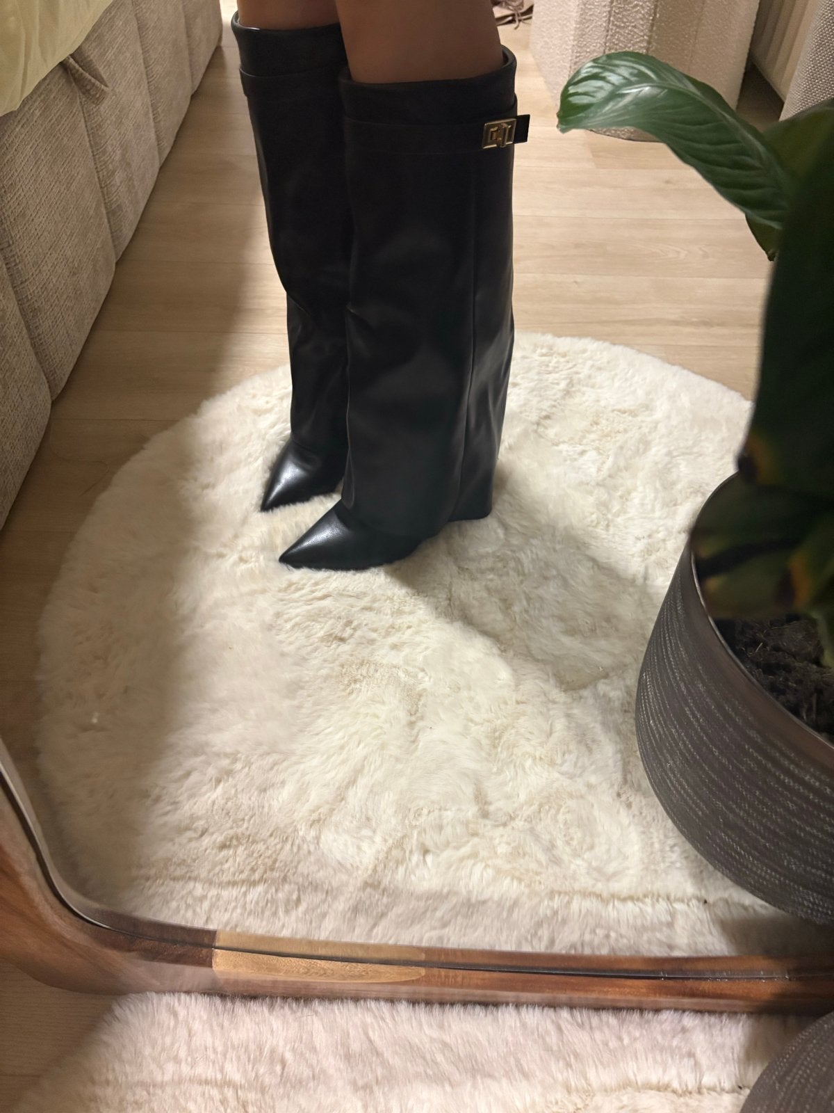 Hoge zwarte laarzen maat 39, Kleding | Dames, Schoenen, Ophalen of Verzenden, Zwart, Hoge laarzen
