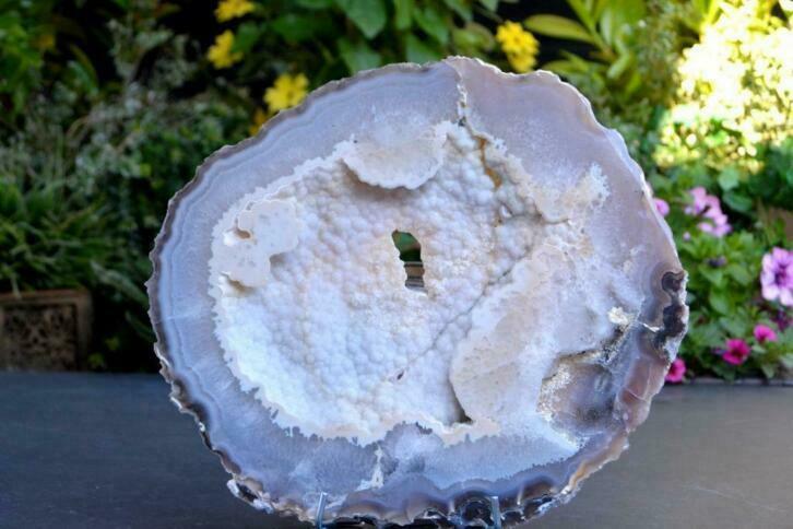 Topstuk Chalcedoon in Agaat - ruim 2,4 kilo, Nieuw, Ophalen of Verzenden, Nvt, Nvt