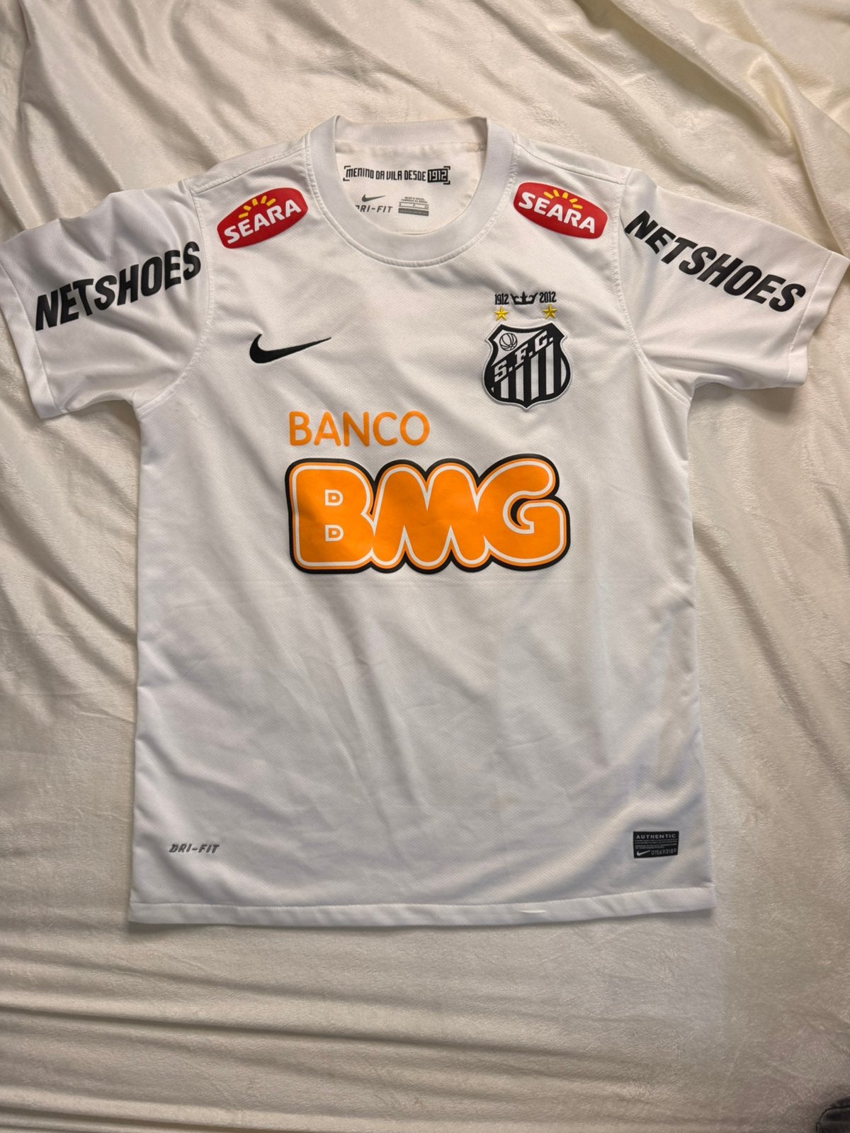 BMG Santos T-shirt – Maat S – Nieuw, Sport en Fitness, Voetbal, Ophalen of Verzenden, Zo goed als nieuw, Shirt