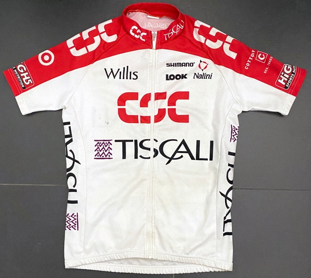 Wielertrui CSC-TISCALI  – LAURENT JALABERT – 2001, Ophalen of Verzenden, Overige typen