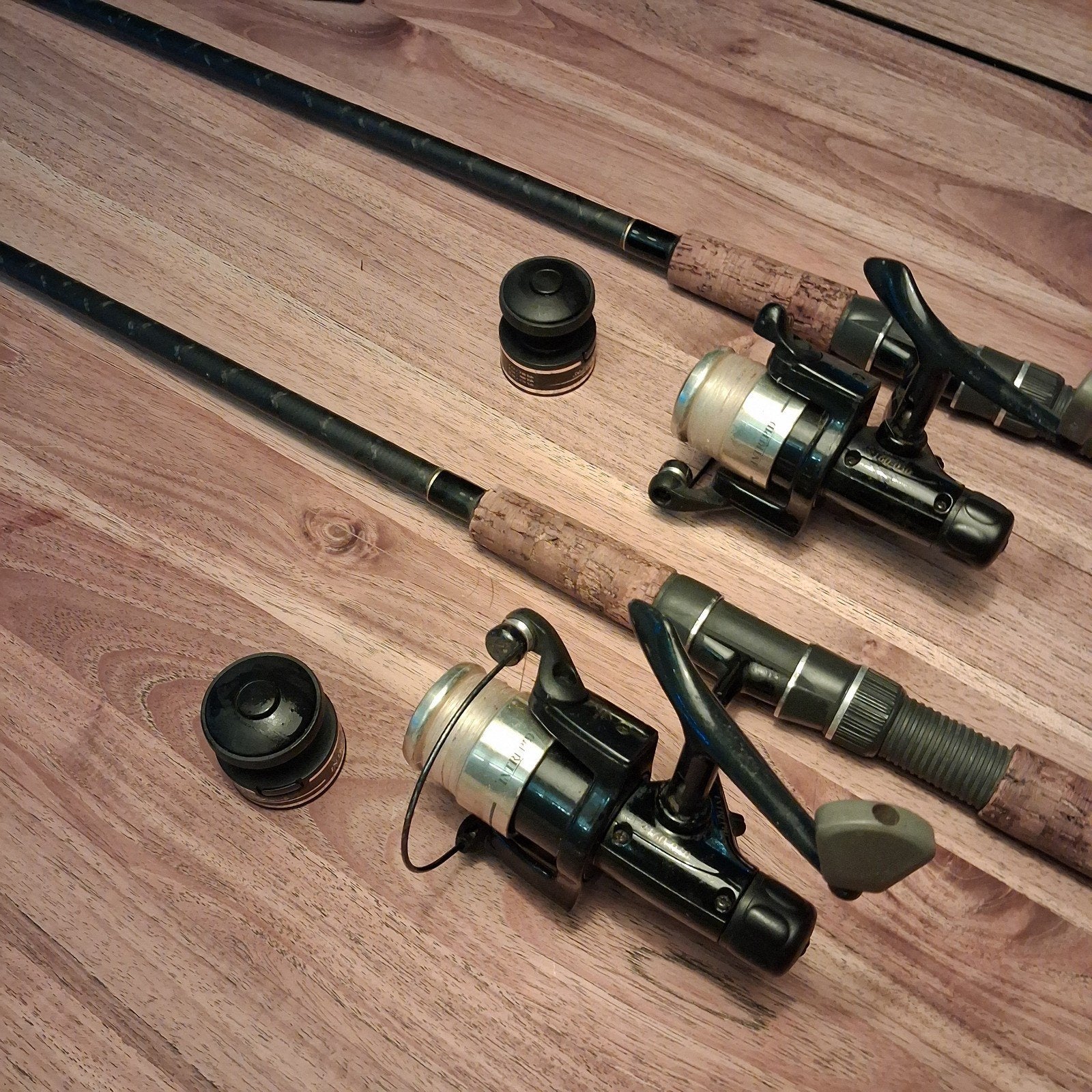 Twee Shakespeare Zenith Spinning Werphengels 280 cm, Watersport en Boten, Ophalen of Verzenden, Gebruikt, Werphengel