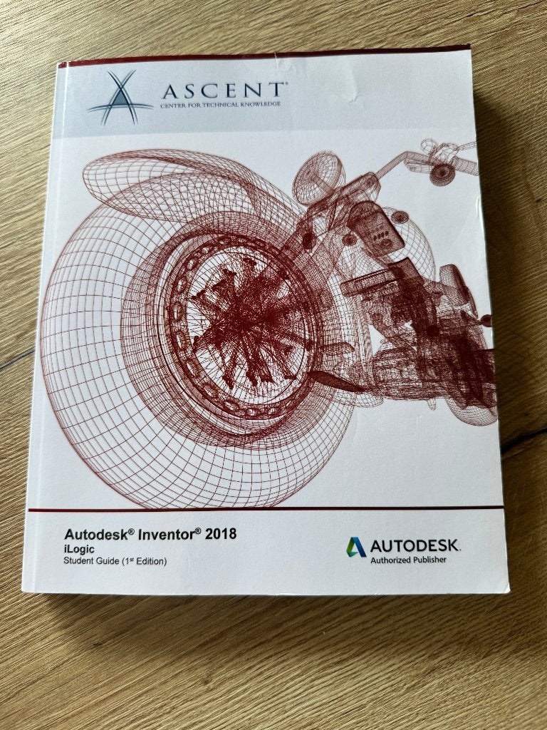Autodesk Inventor 2018 – iLogic – ASCENT, Ophalen of Verzenden, Zo goed als nieuw, Overige niveaus, Overige vakken