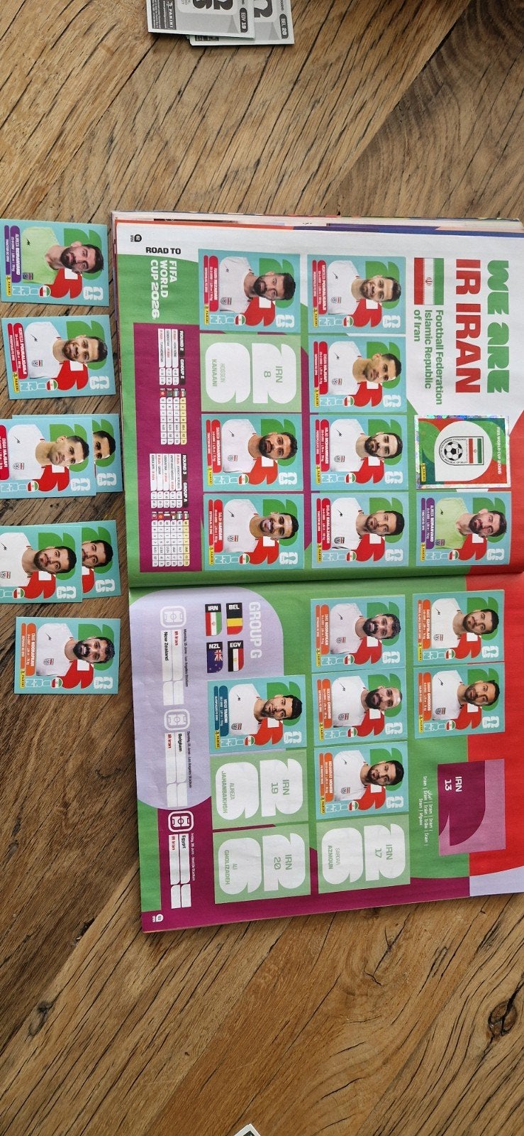 Panini FIFA World Cup 2022 Iran stickers en album, Ophalen of Verzenden