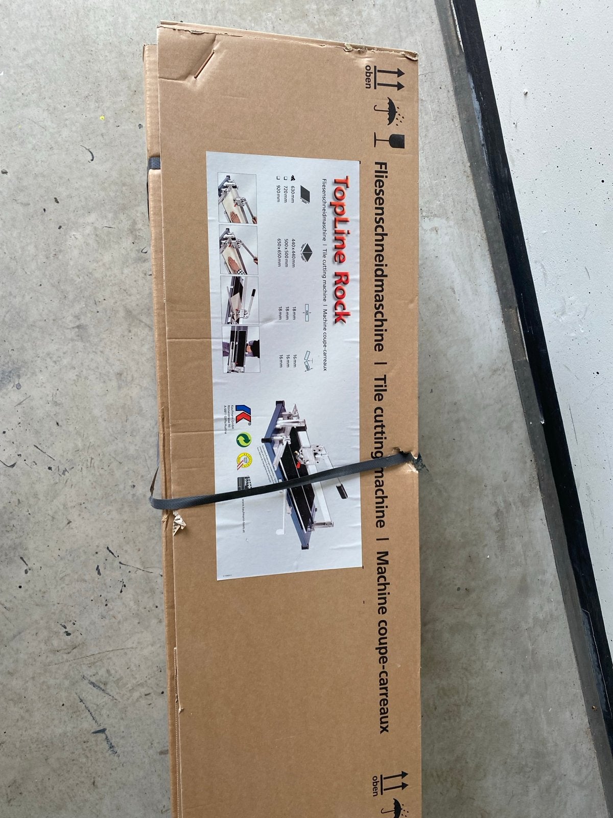Kaufmann Topline Rock Tegelsnijder 630mm Nieuw in doos, Ophalen, Nieuw