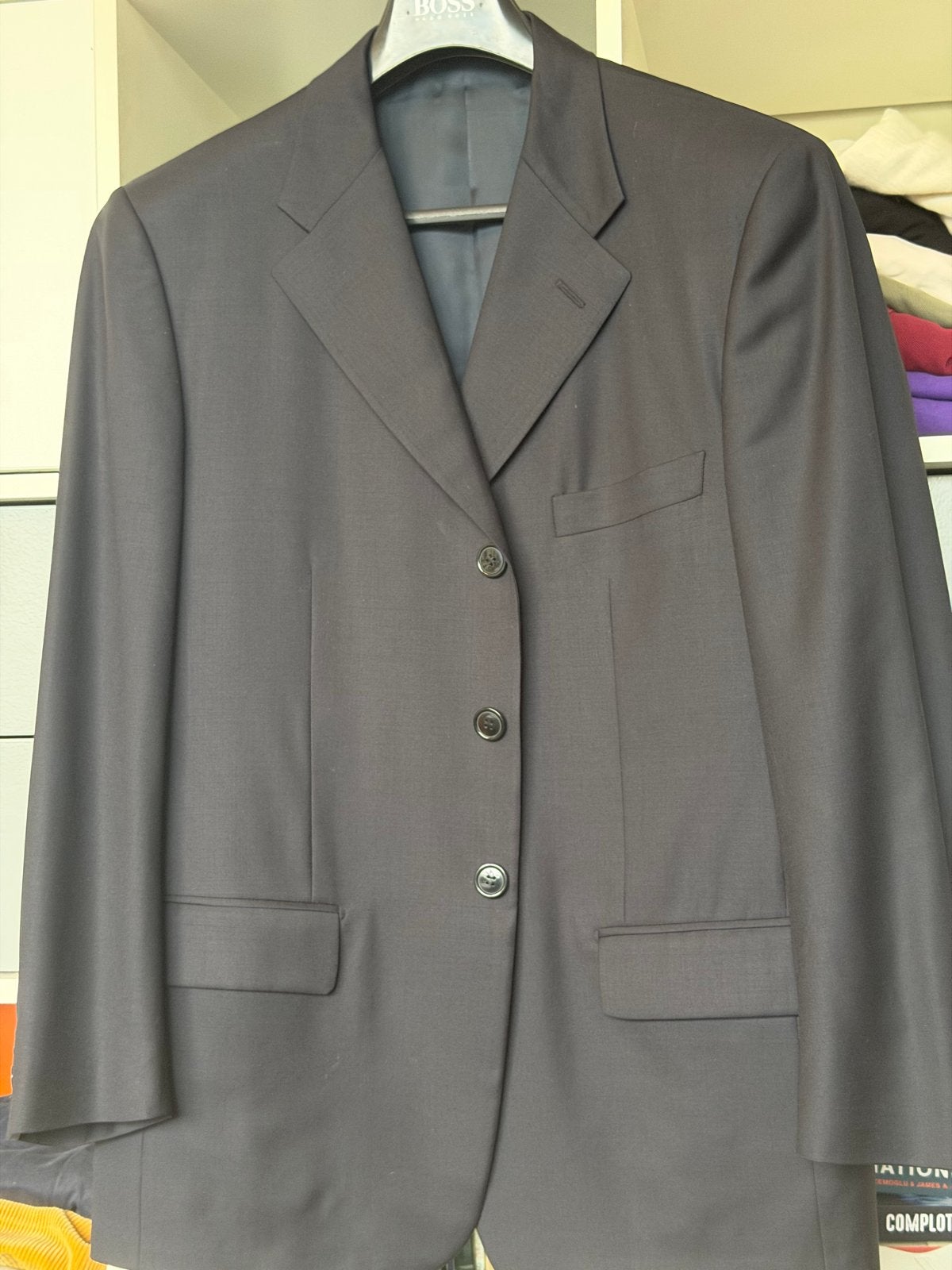 Corneliani Virgin Wool Extra Fine Heren Colber - Maat 52/54, Kleding | Heren, Kostuums en Colberts, Ophalen of Verzenden, Zo goed als nieuw